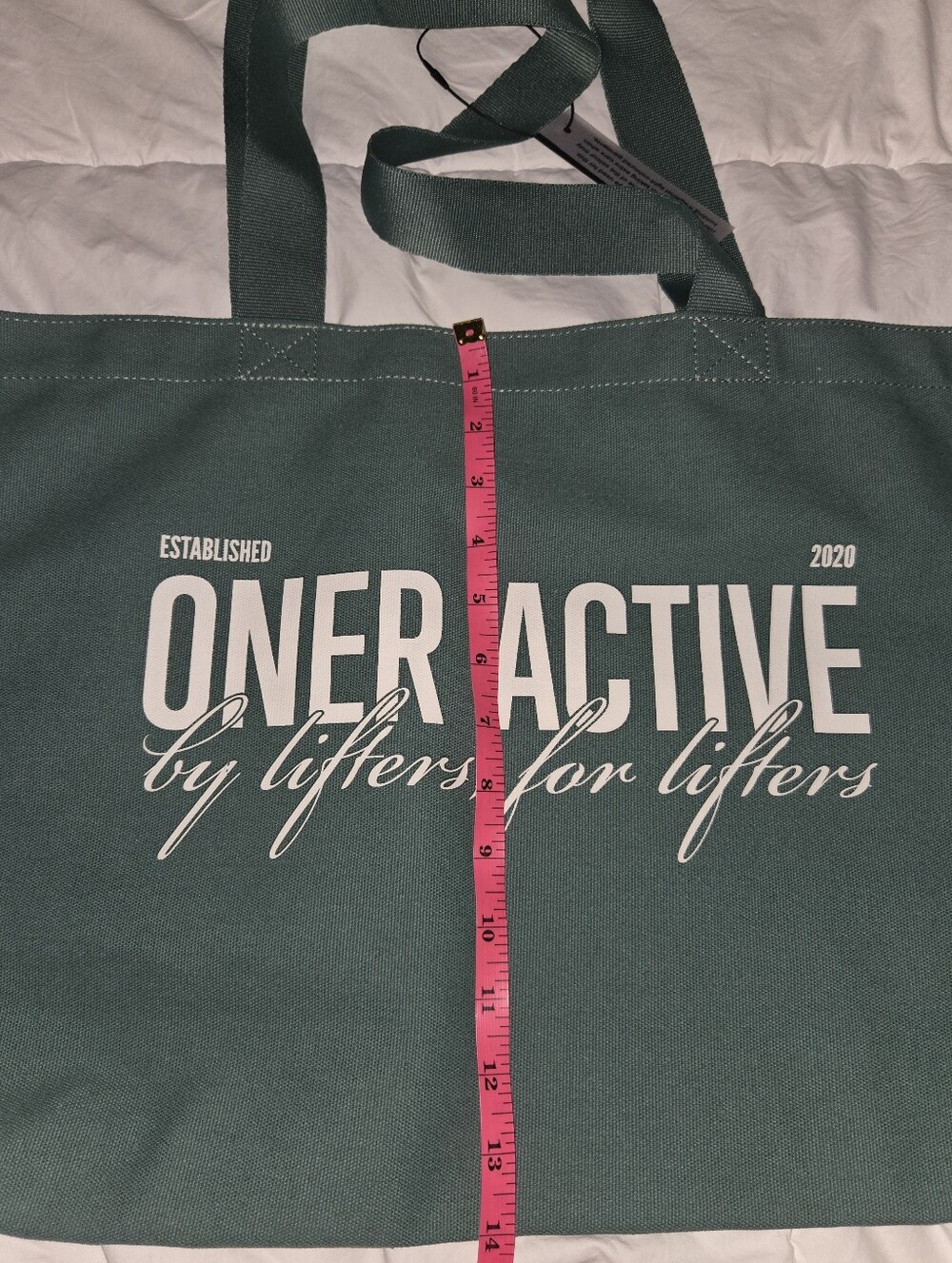 💥JUST ADDED💥NWT Oner Active Canvas Tote with White Logo - Picture 4 of 6